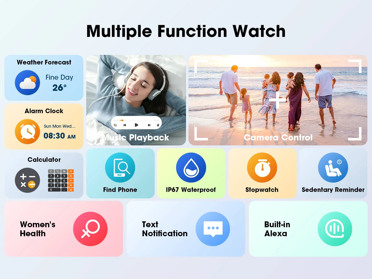 Karchilor 2024 Women'S Smartwatch Bluetooth Call 1.39 Touch Screen smart watches for men Health MonitoringIp67Waterproof Fitness