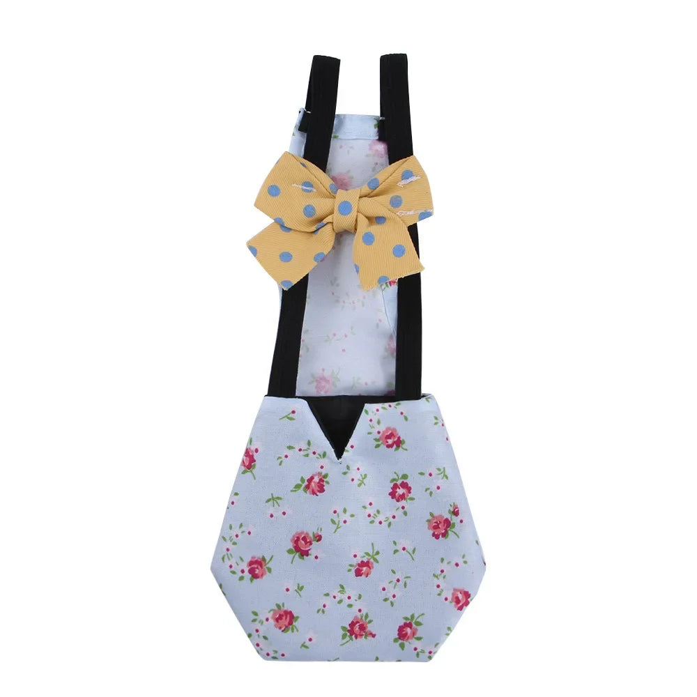 Pet Cloth Diaper for Farm Goose Duck Chicken Poultry Adjustable Washable Creative Bowknot Clothes Pet Mascotas Accessories DC05