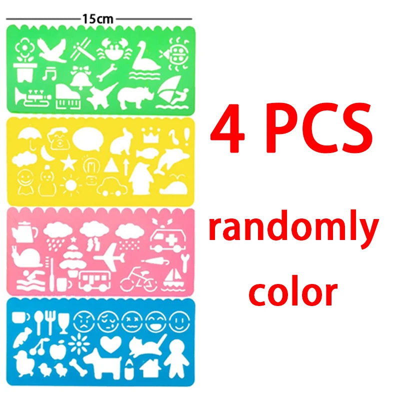 100/5 Piece DIY Rainbow Magic Sticky Notes Set Kids Black Scratch Art Craft Kits Pad Drawing Template Painting Toys