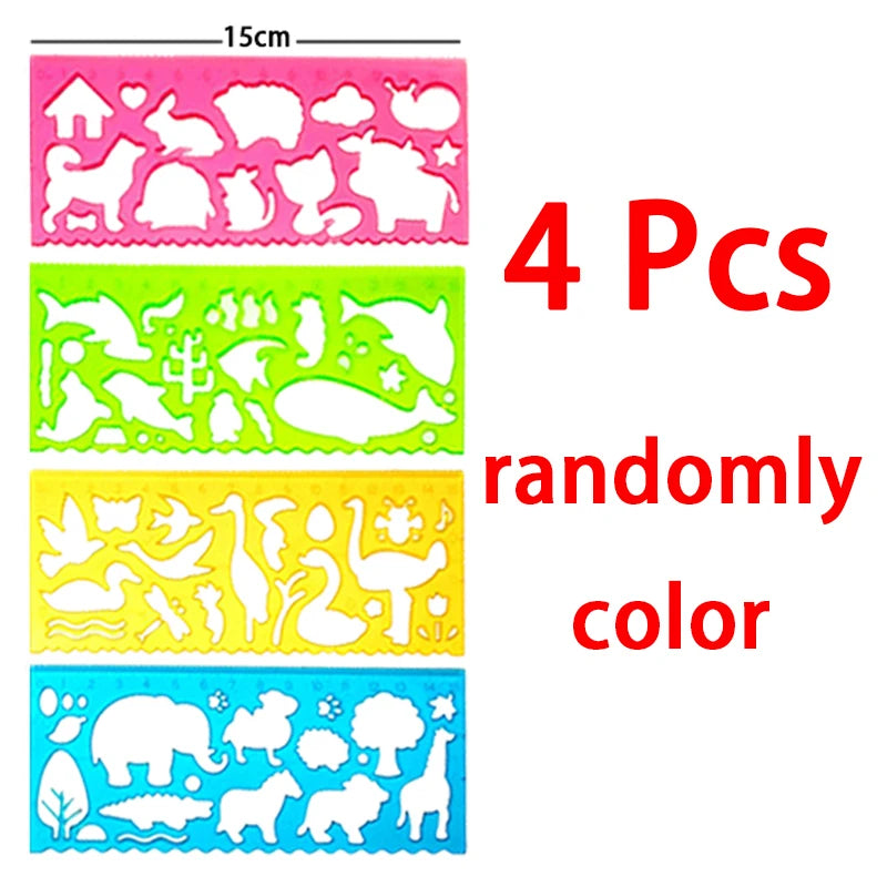 100/5 Piece DIY Rainbow Magic Sticky Notes Set Kids Black Scratch Art Craft Kits Pad Drawing Template Painting Toys