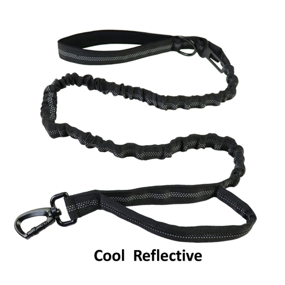 Strong Dog Collar Adjustable Thick Tactical Military Training Collars and Dog Leash with handle for Medium /big/ k9 /Large Dogs