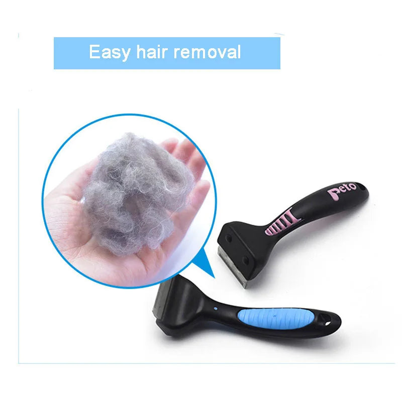 Pet Dog Brush Hair Removal Cat Brush Comb For Dogs Cats Long Short Hair Deshedding Trimmer Pet Grooming Tools Dog Supplies