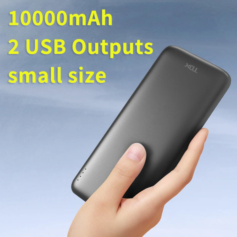 10000mAh Portable Power Bank USB Type-C 5V2A Fast Charger Large Capacity Battery Charger For iPhone 13 14 Samsung Free shipping