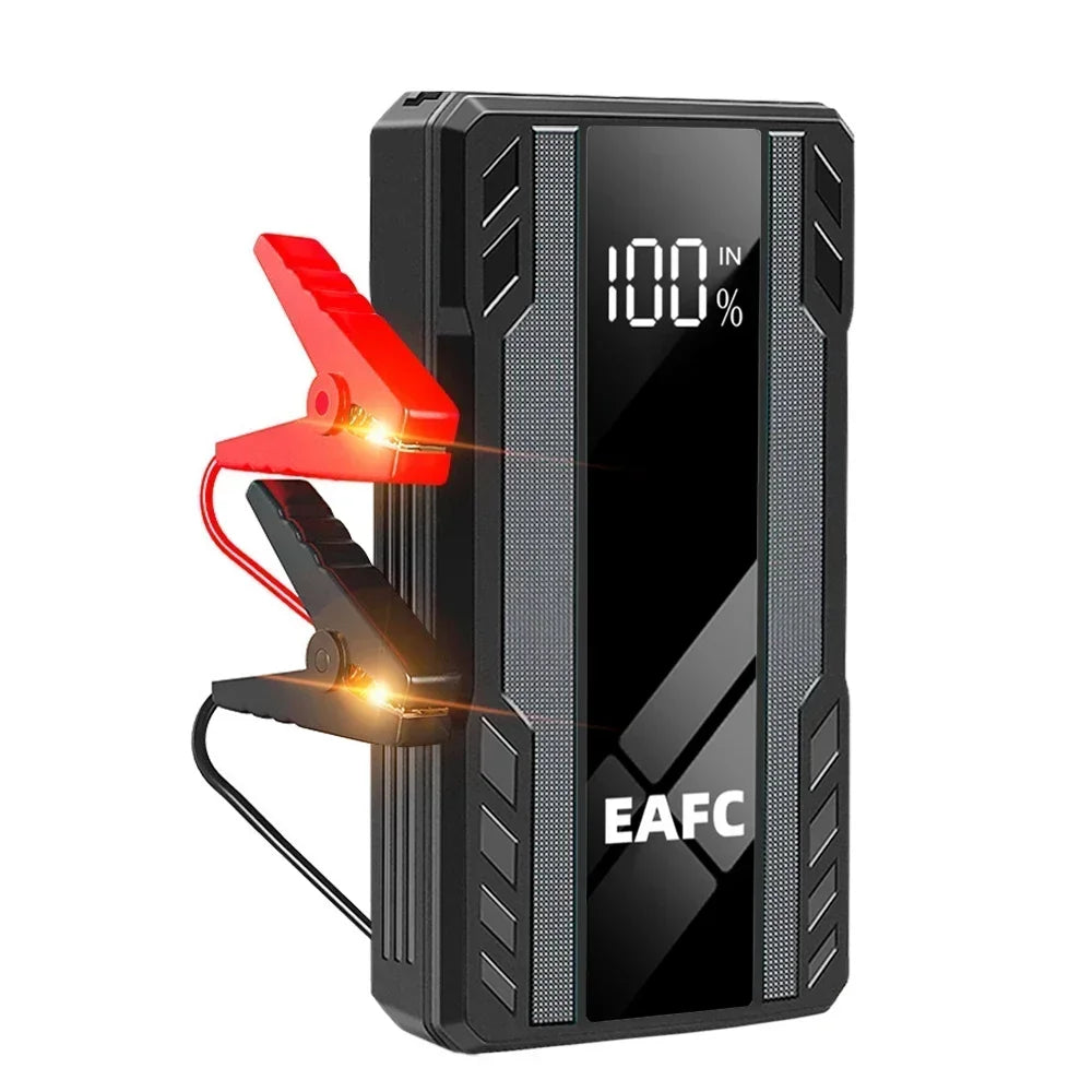 EAFC 1000A Car Jump Starter Power Portable PowerBank 12VAuto Emergency Start Battery Starting Device Booster with LED Light