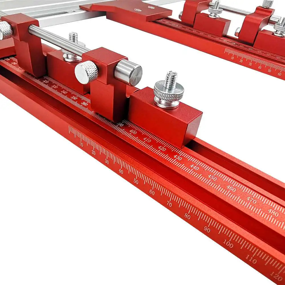 0-1200mm Woodworking Parallel Guide Rail System Engraving Machine Slotting Track Parallel Sliding Rail for Electric Circular Saw