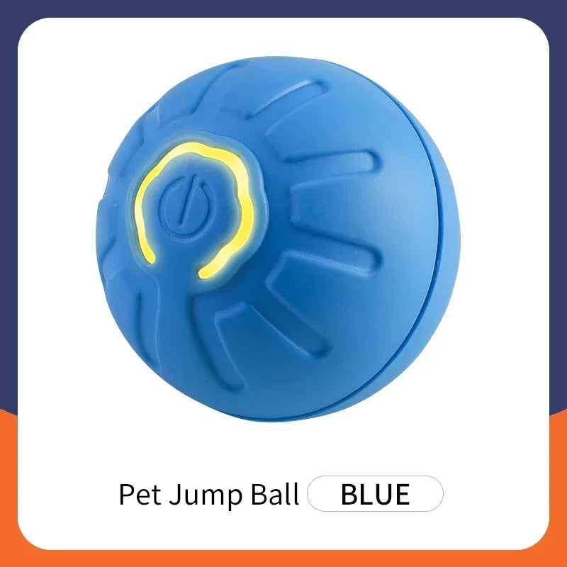 2024 Smart Dog Toys Auto Rolling Ball Electric Dog Toys for Small Cat Funny Self-moving Puppy Games Pet Indoor Interactive