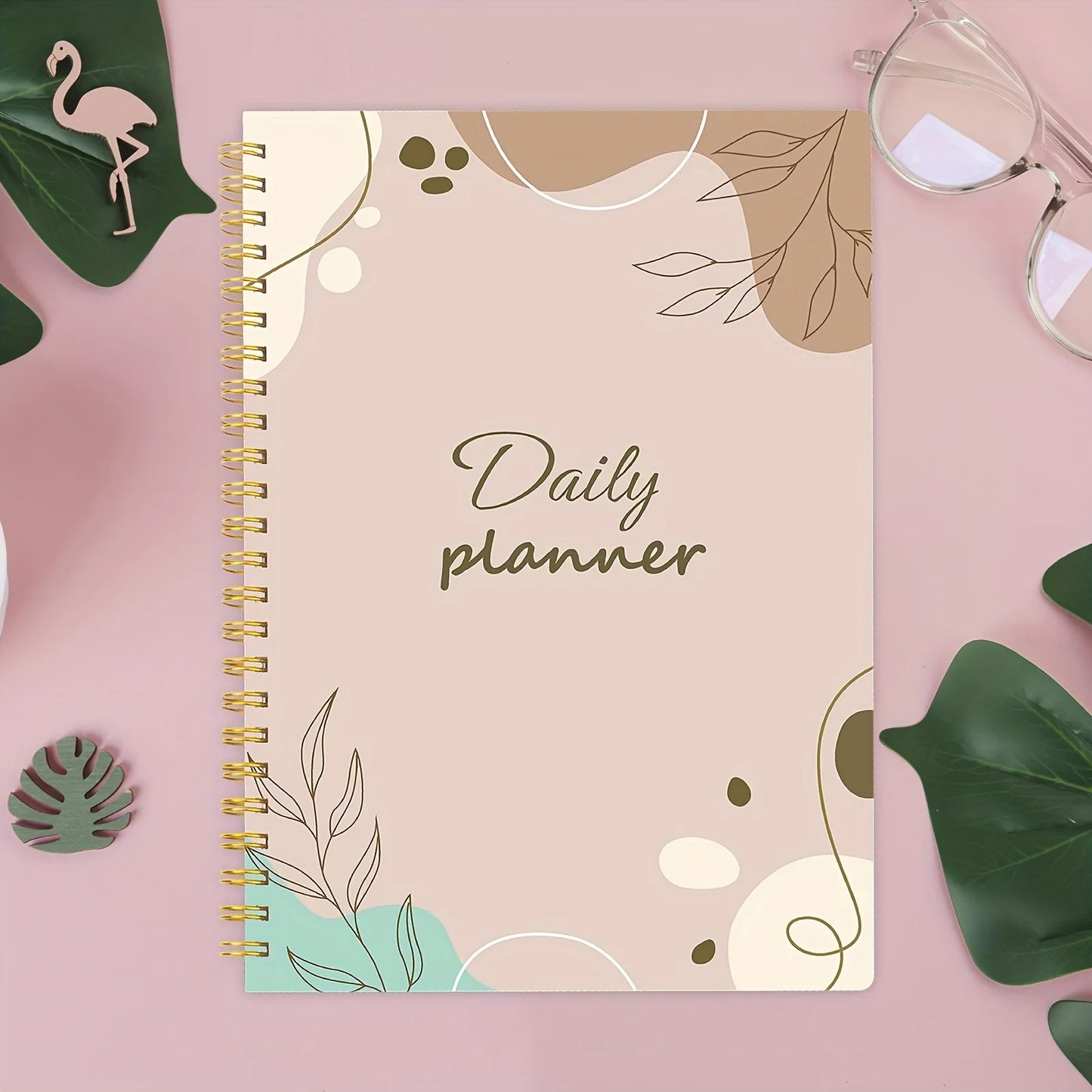 Daily Planner Notebook - Undated To Do List Task with Priorities,Mood Tracker,Notes,Suitable for Office, Home and School