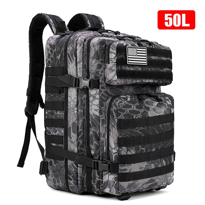 30L/50L Women Men Backpack Sport Trekking Hunting Nylon Rucksack Military Hiking Bag Navy Blue Pink Camouflage Tactical Backpack