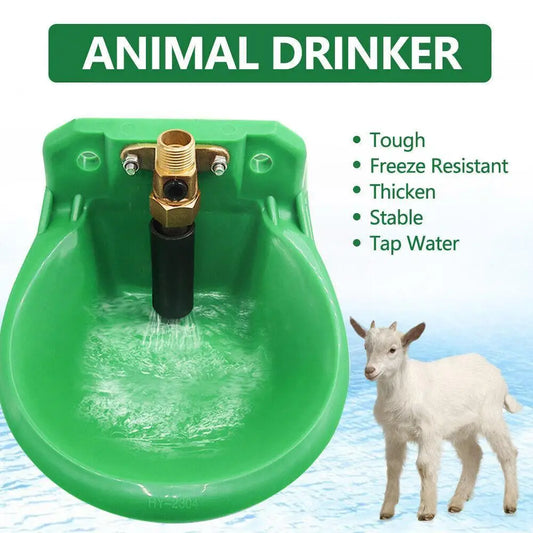 Automatic Farm Feeding Water Bowl Dispenser, Drinking Bowl for Sheep, Goats, Piglets, Farm, Livestock Supply