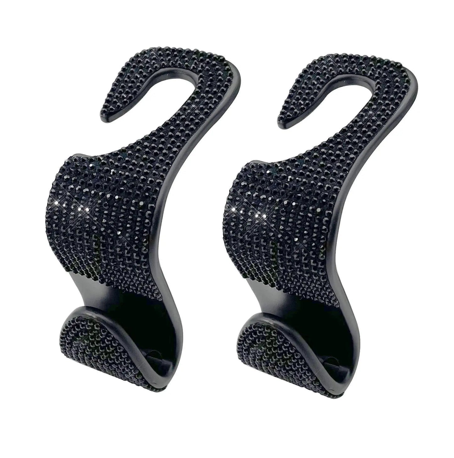 Dazzling Diamond Car Seat Backrest Hook Car Backrest Universal Head Restraint Storage Rack Automotive Interior Accessories