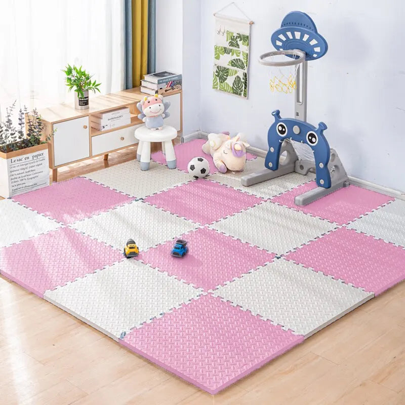 16PCS Baby Play Mats EVA Foam Puzzle Mat Children Room Activities Mat For Baby Interlock Floor Carpet 30*30CM