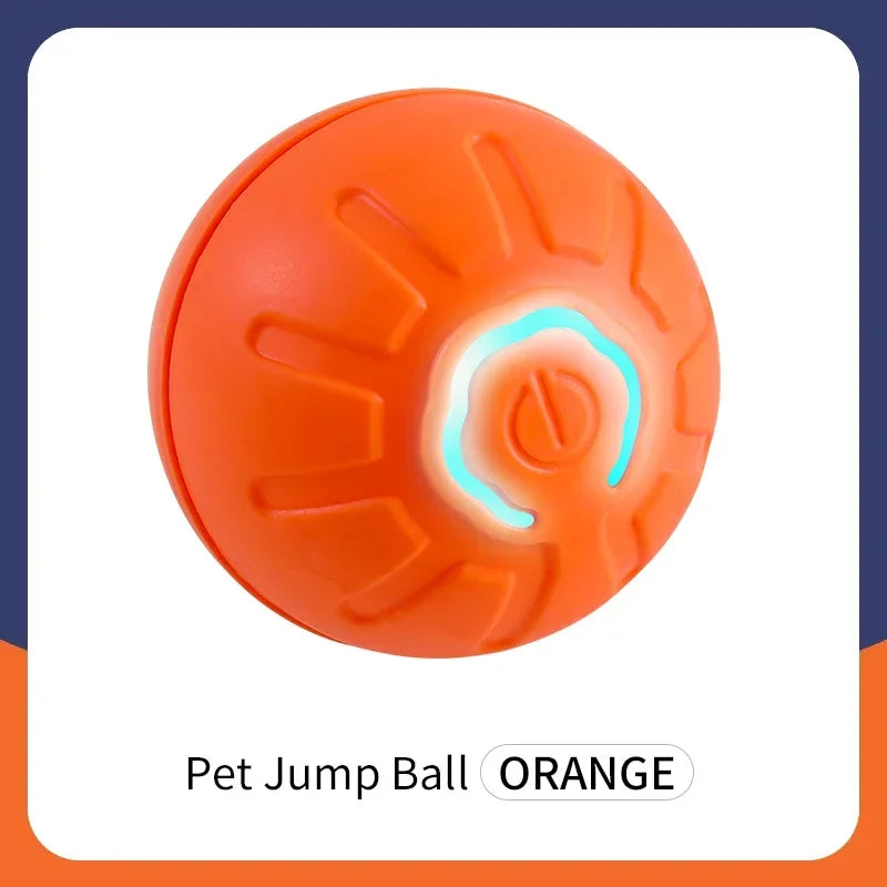 2024 Smart Dog Toys Auto Rolling Ball Electric Dog Toys for Small Cat Funny Self-moving Puppy Games Pet Indoor Interactive