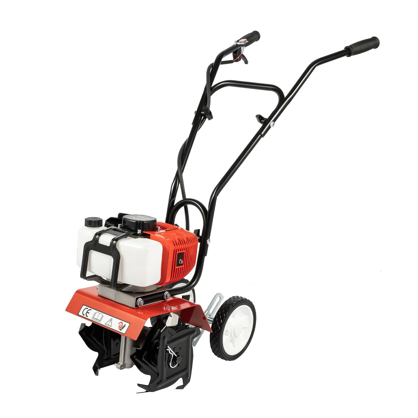 52CC 1700W Garden Gasoline Tiller Cultivator Garden Loosening Soil Machine Gas Powered Tiller Cultivator Rototiller