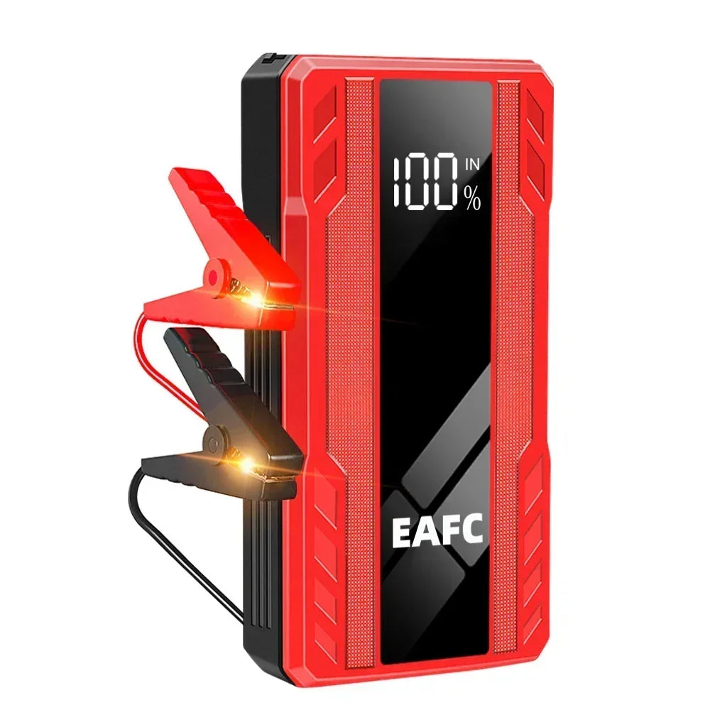 EAFC 1000A Car Jump Starter Power Portable PowerBank 12VAuto Emergency Start Battery Starting Device Booster with LED Light