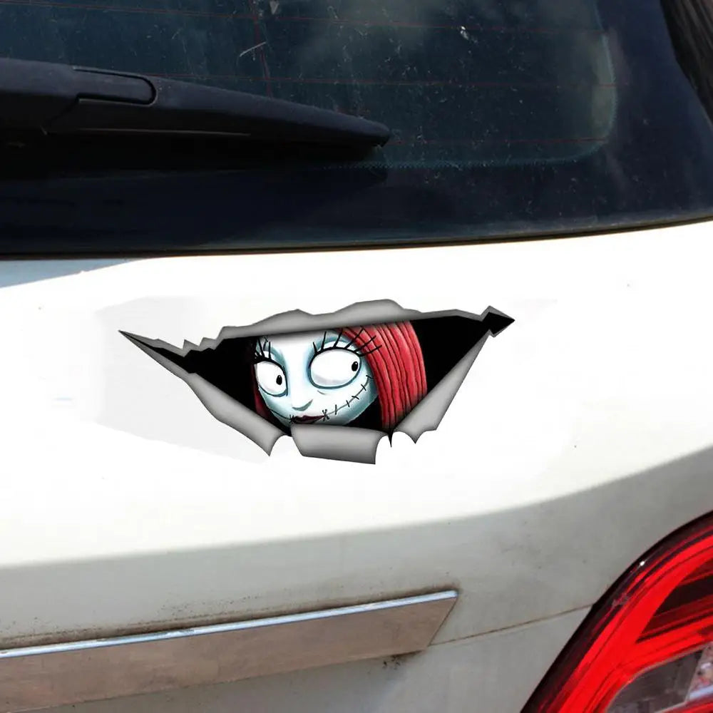 Creative  Peeking Car Sticker Style Modified Stickers Eyes Decoration Window Decal Simulation Auto Waterproof Sticker Hot Sale