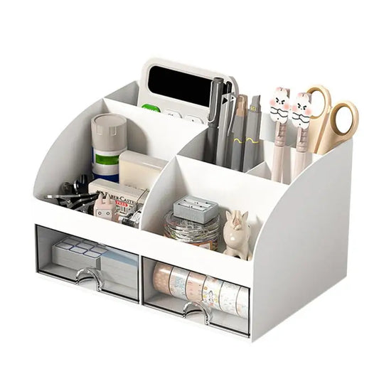 Desktop Organizer With Drawers Desk Organizer Tabletop Makeup Storage Box Smooth And Sturdy Office Supplies Storage Box Multi