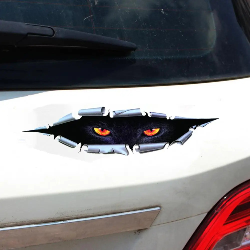 Creative  Peeking Car Sticker Style Modified Stickers Eyes Decoration Window Decal Simulation Auto Waterproof Sticker Hot Sale