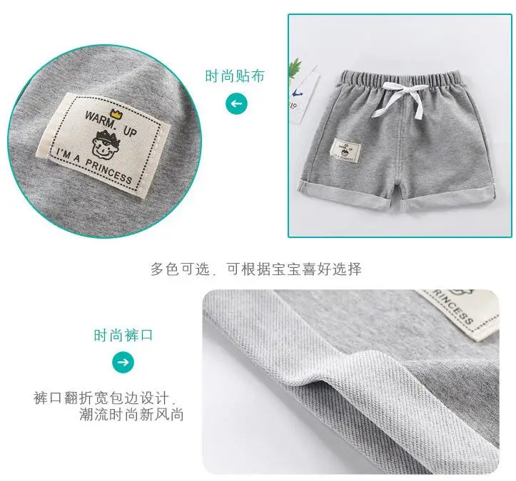 12M to 5T Newborn Baby Shorts for Boy Casual Solid Baby Kids Shorts Pants Boys Shorts Summer Shorts Thin Baby Boy Clothes