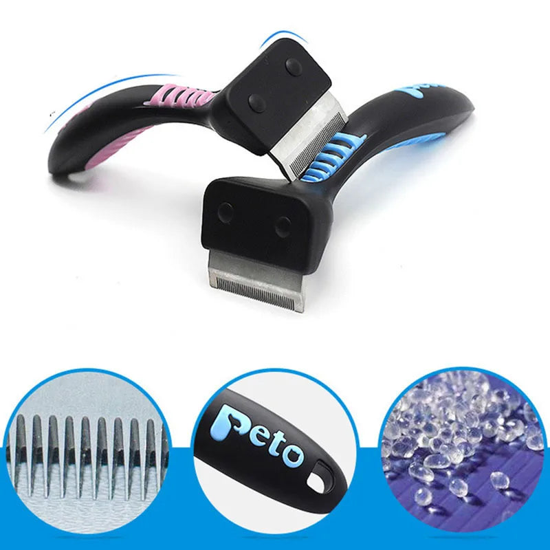 Pet Dog Brush Hair Removal Cat Brush Comb For Dogs Cats Long Short Hair Deshedding Trimmer Pet Grooming Tools Dog Supplies