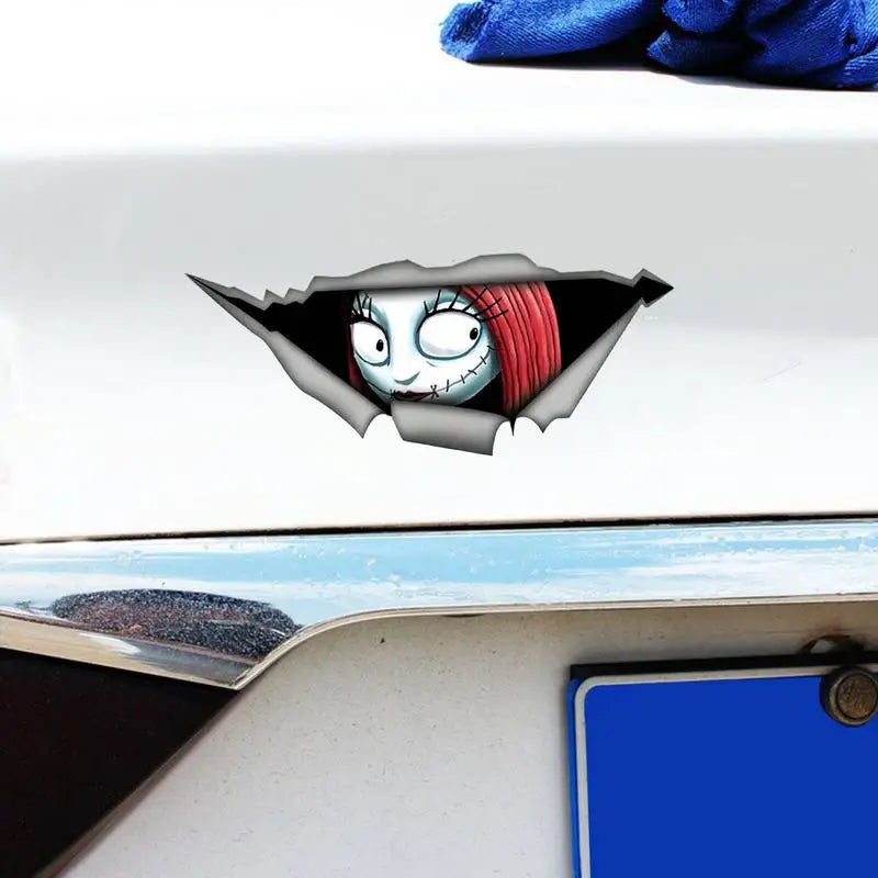 Creative  Peeking Car Sticker Style Modified Stickers Eyes Decoration Window Decal Simulation Auto Waterproof Sticker Hot Sale