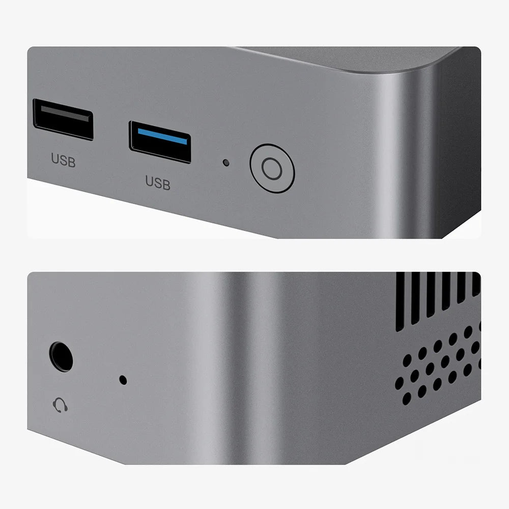 2024 OUMAX Mini PC Intel N100 16GB 500GB N95 8GB 256GB  Quiet Dual 1000M LAN Mini Desktop Computer VS Mini S12 Pro N100 T8 Pro