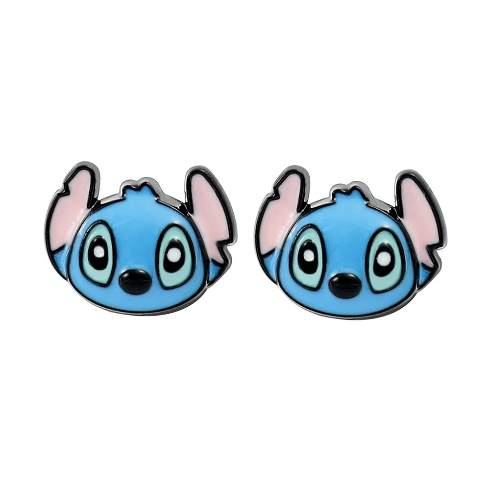 Silver Plating Stitch Earrings Lilo & Stitch Ear Pendant for Girl Party Gifts Accessories